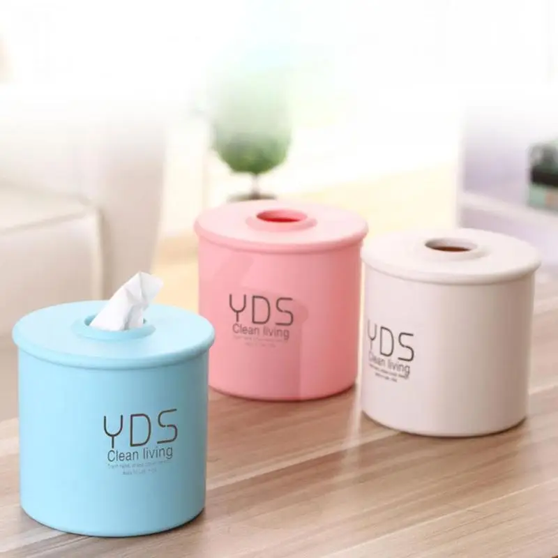 

1pc Creative living room paper towel box home paper tube pumping carton simple coffee table cylinder household Simple #A10