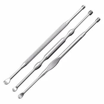 

Portable Stainless Steel Earpick Cleaning Tools Ear Care Safety Earpick Dig Ear Cleaning Device Ears Spoon Lightweight Durable