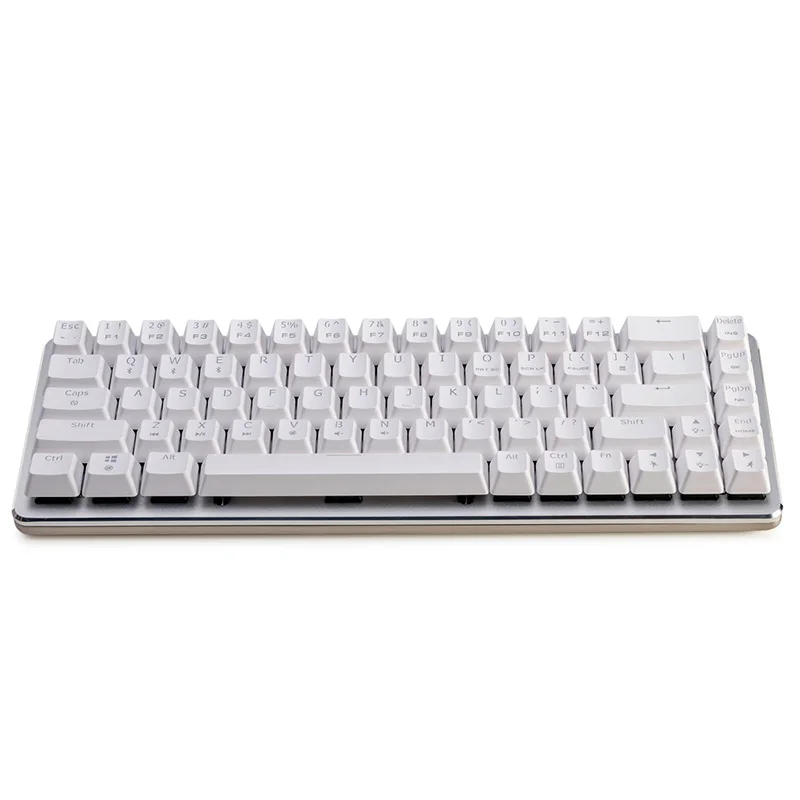  Ajazz Zinc wireless keyboard cherry switch aluminum plate 68 keys mechanical gaming keyboard white 