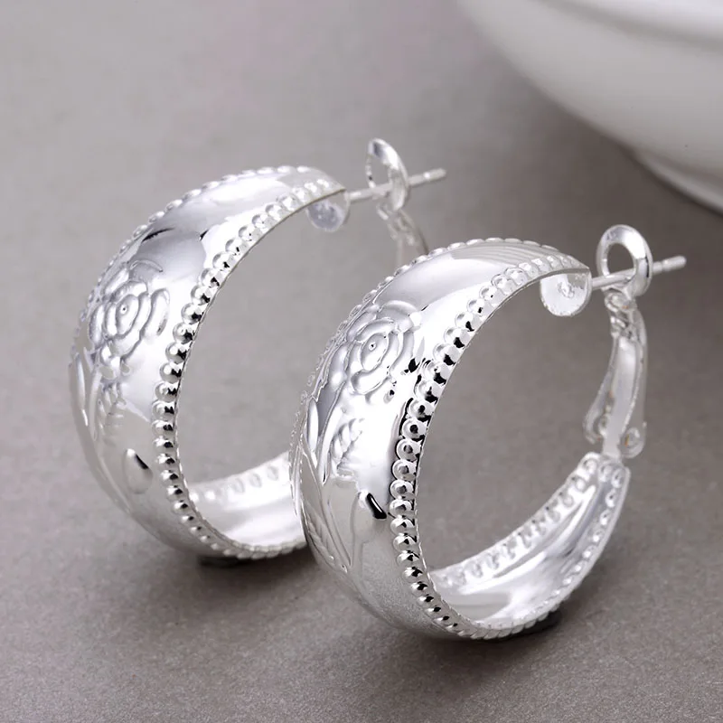 

Korea Jewelry Earrings Lovers Circle Ear Ring Earrings For Women Round Zinc Alloy Hoop Earrings Women Jewelry A3E068