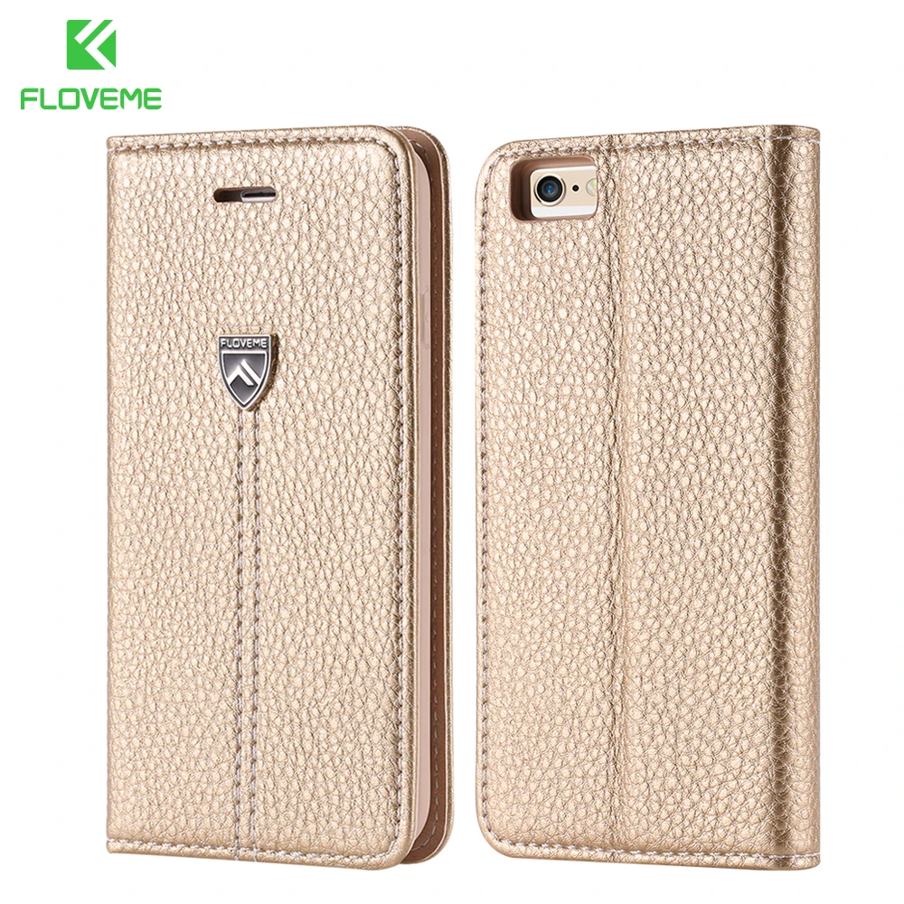 FLOVEME for iPhone 6 6s Flip Leather Case For iphone 6 6s