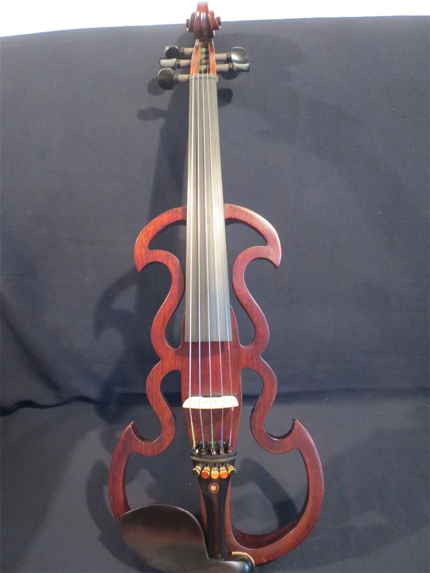 SONG-Brand-brown-streamline-5-strings-4-4-electric-violin-solid-wood-11447