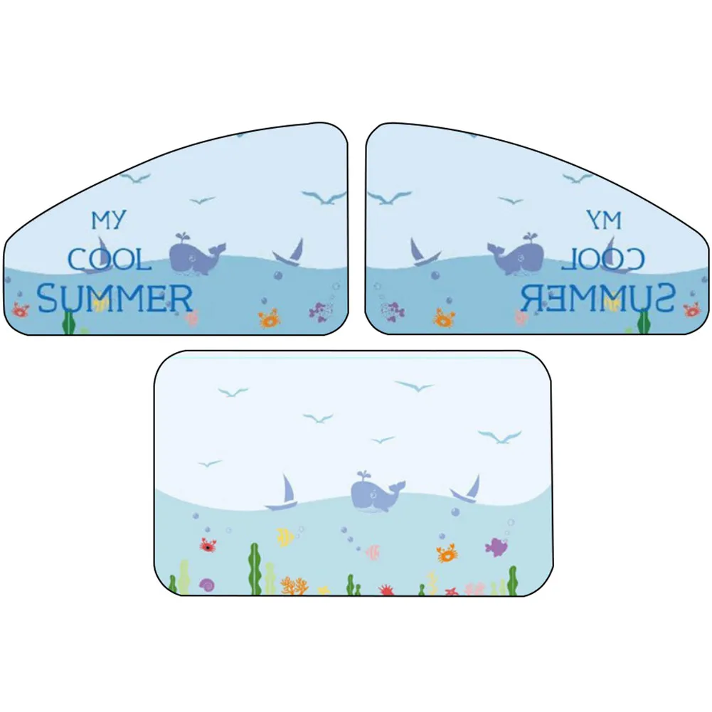 1 шт. Универсальный мультфильм тени занавес автомобильный Магнитный Зонт боковое окно магнитная изоляция затенение занавес автомобильные аксессуары