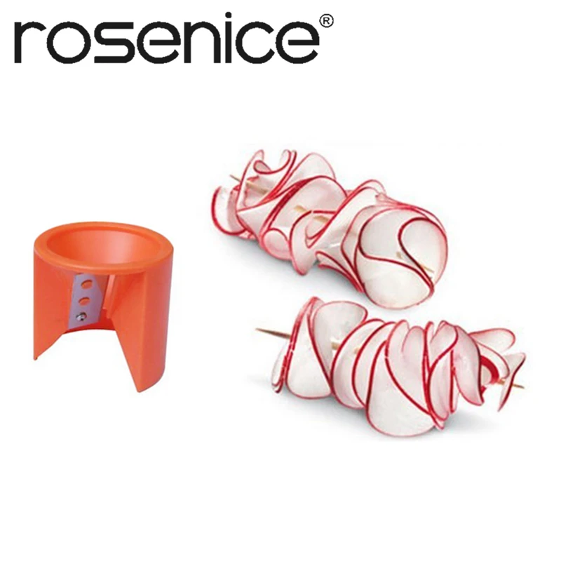 

ROSENICE Multifunctional Kitchen Tool Carrot Vegetable Fruit Slicer Cutter Peeler Spiral Flower Grater