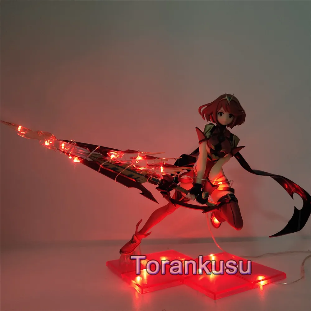 Xenoblade Chronicles 2 Pyra Homura DIY светодиодный светильник ПВХ фигурка аниме Коллекционная Фигурка Homura подарки игрушки для детей