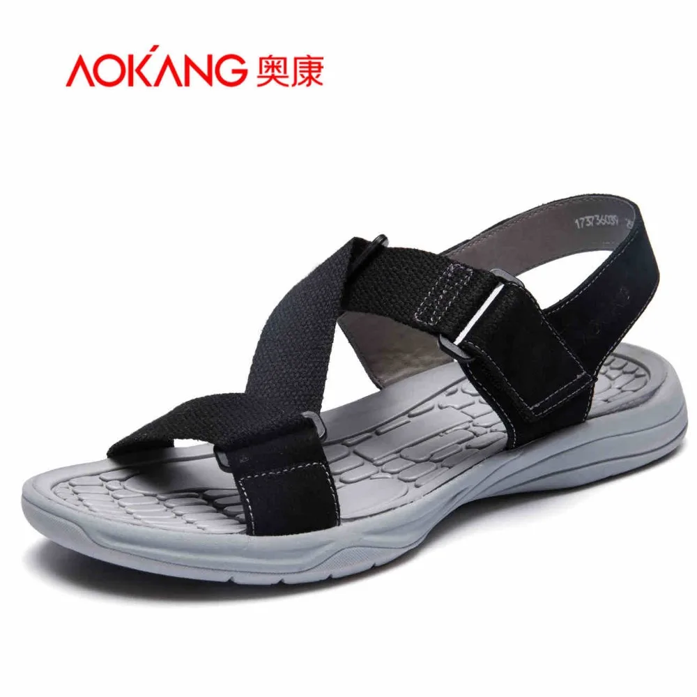 Aokang 2017 New Summer Shoes Fashion Summer Sandals men shoes Casual ...