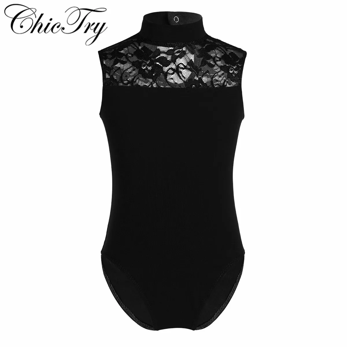 

Kids Children Girls Ballet Dance Leotard Lace Turtle Neck Jumpsuit Children Ballerina Gymnastics Tutu Dress Performance Costumes