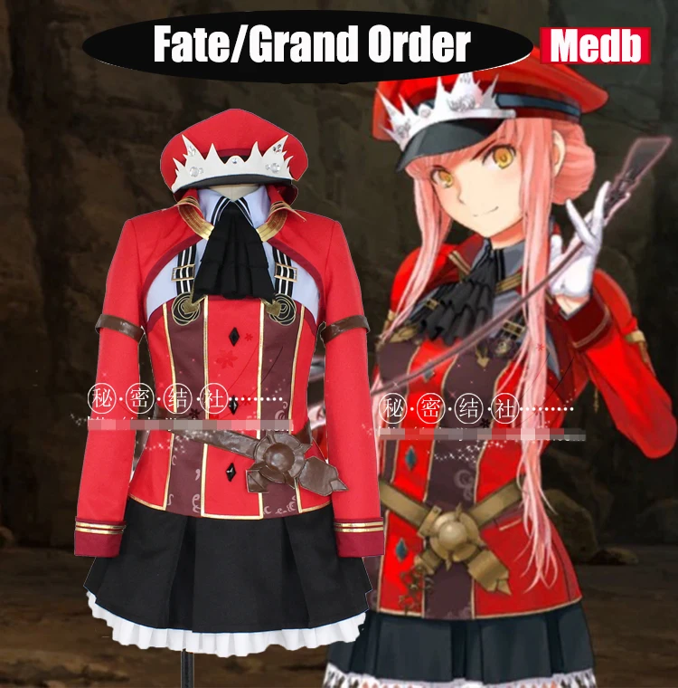 Аниме! Fate/Grand Order Medb завораживающий надзиратель Готическая красивая форма косплей