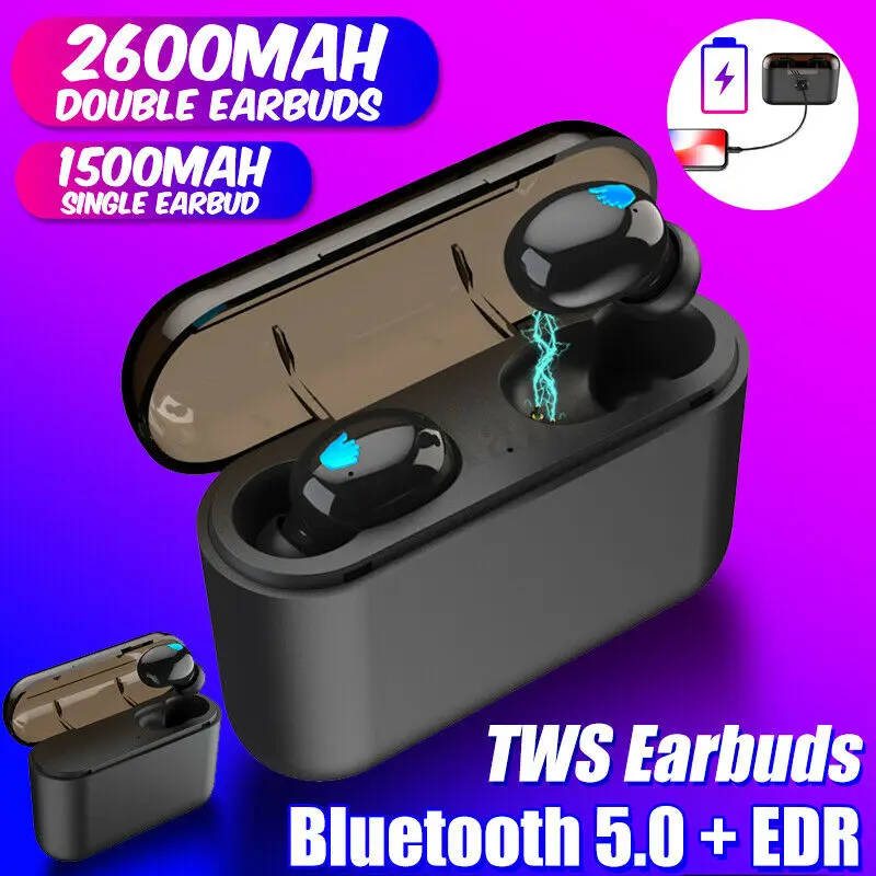 Беспроводные наушники вкладыши TWS Mini True Bluetooth 5 0 спортивные стереонаушники для