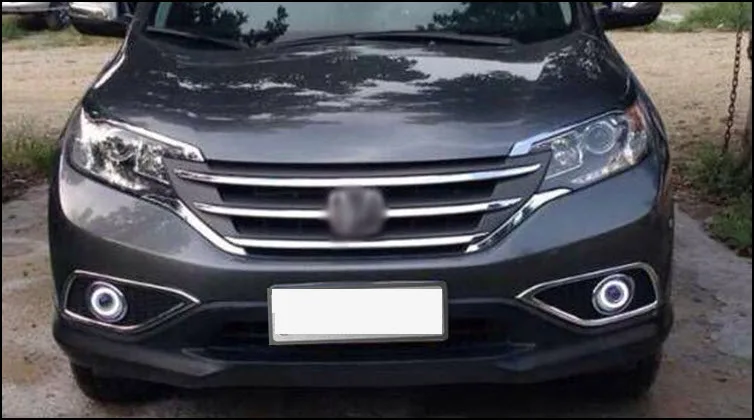 Для Honda CR-V CRV 2012- Белый ангельские глазки DRL желтый сигнальный светильник H11 Галоген/ксенон E13 противотуманный светильник s с проекторным объективом