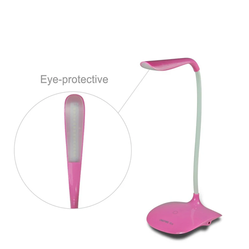 

Home Adjustable USB Rechargeable Touch Sensor LED Reading Light Desk Table Lamp with 3 Level Adjustable Brightness --M25