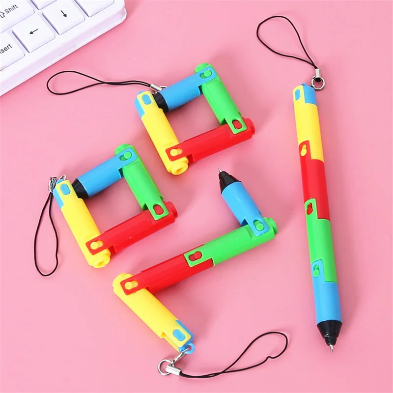 1-pcs-cartoon-folding-ballpoint-pen-kawaii-stationery-office-school-supplies-canetas-material-escolar-Promotional-student