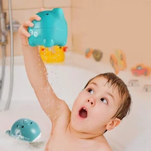 Детская игрушка для купания милый КИТ животное пресс воды спрей ванная комната Душ игрушки для плавания
