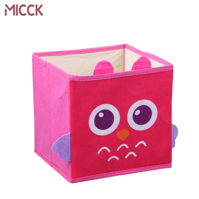 

MICCK Folding Laundry Basket Cartoon Large Child Toy Clothes Storage Basket Wardrobe Storage Sundries desktop storage Baskets
