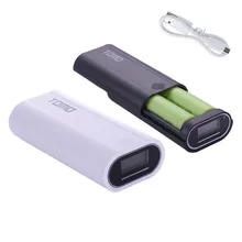 Tomo DIY Power Bank Case External Backup 18650 Battery Charger Station Powerbank Box For iPhone MP3 MP4 powerbank cas