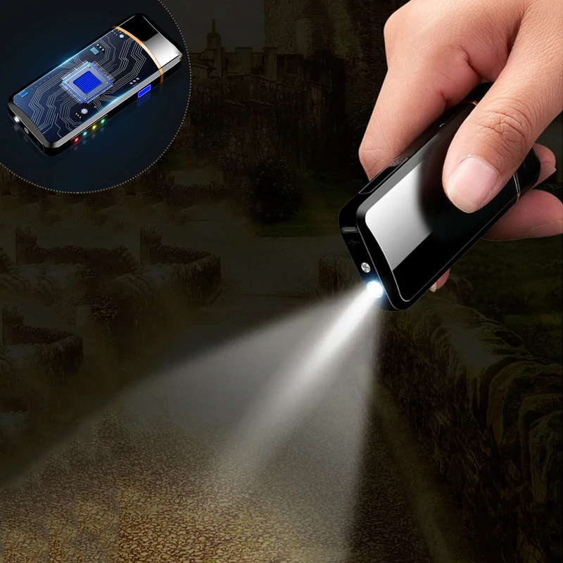 Двухдуговая Электронная Зажигалка USB металлическая перезаряжаемая ветрозащитная беспламенная электрическая зажигалка плазменная Зажига... Двухдуговая Электронная Зажигалка USB металлическая перезаряжаемая ветрозащитная беспламенная электрическая зажигалка плазменная Зажига...