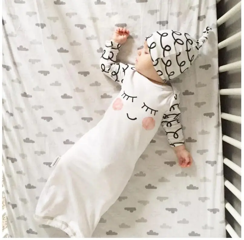 

Newborn Baby Sleeping Bag Kids Sleep Sack Infant Baby Boy Blankets Cartoon Baby Winter Sleeping Bag Hat 2pcs Set