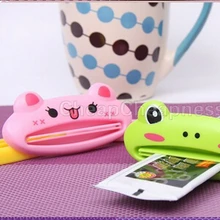 1 шт. мультфильм Зубные пасты диспенсер Ванная комната Главная трубопрокатный Держатель соковыжималка Легко Зубная щётка держатели сантехники Интимные аксессуары