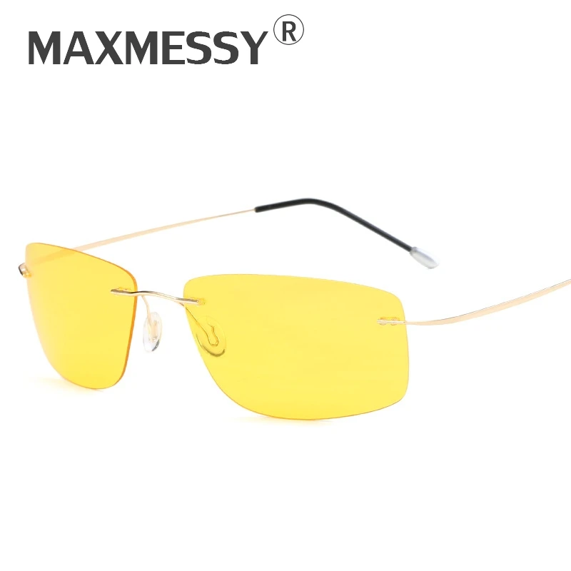 MAXMESSY классический Бизнес Для мужчин поляризационные солнцезащитные очки с антибликовым покрытием UV400 солнцезащитные очки безопасности