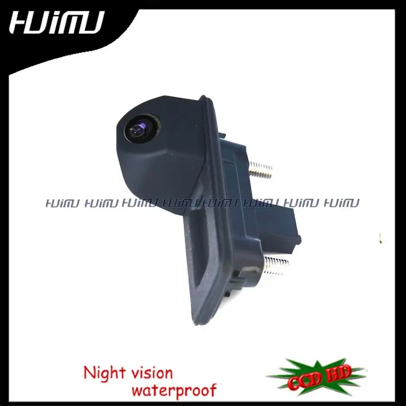 HD ccd night viosn car trunk handle reverse parking rear view camera for Skoda Roomster Fabia Octavia Yeti superb for Audi A1