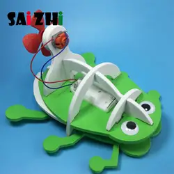 Saizhi Diy Жук амфибия автомобиля развивающий умный ствол игрушка наука Электрический физика эксперименты подарок на день рождения SZ3259