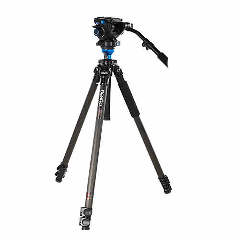 

BENRO C3573FS6 Carbon Fiber Tripod Video Tripod Kits With S6 Ballhead Integral Level 3 Section+Carrying Bag Kit, Max loading 6kg