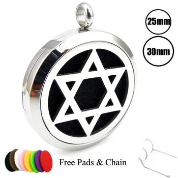

Free Chain (25m-30mm) Aromatherapy Essential Oils Diffuser Locket Necklace with Pads Stianless Steel Auto Aroma Locket Dropship