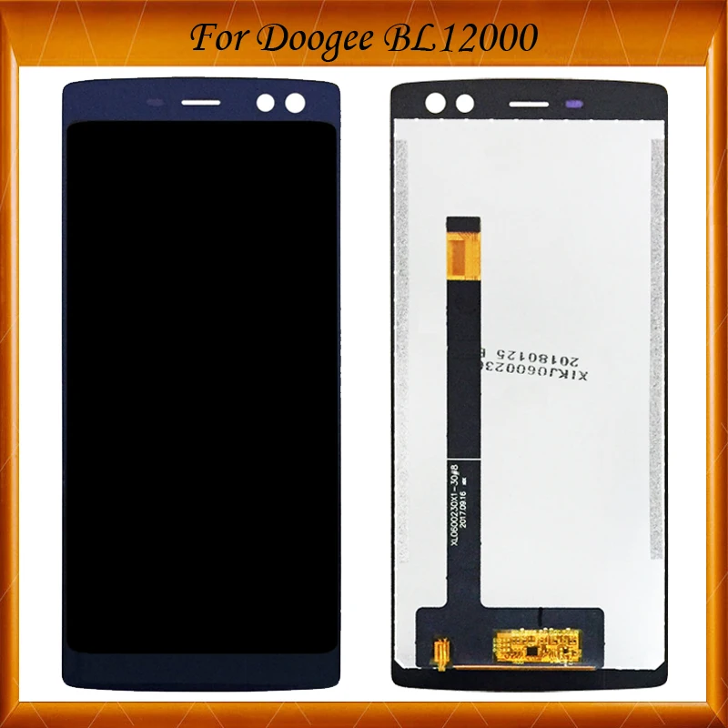

100% Working Well Black For Doogee BL12000 LCD Display +Touch Screen Digitizer Assembly Replacement For BL12000 LCD