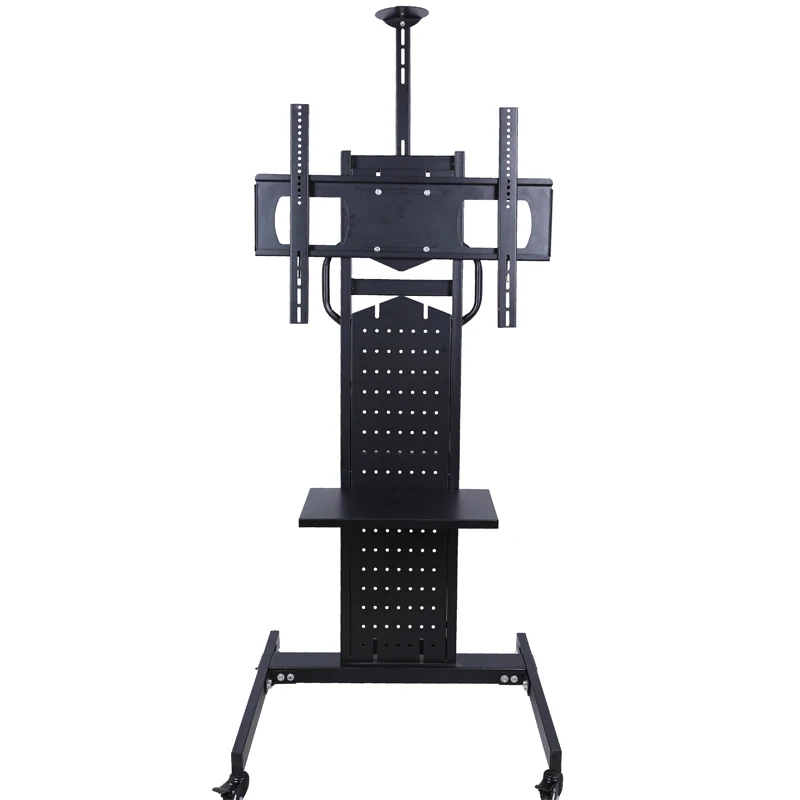 37-70 مؤشر LED LCD بالبوصة البلازما التلفزيون الطابق عرض موقف عربات/عربة مع DVD حامل و حامل كاميرا