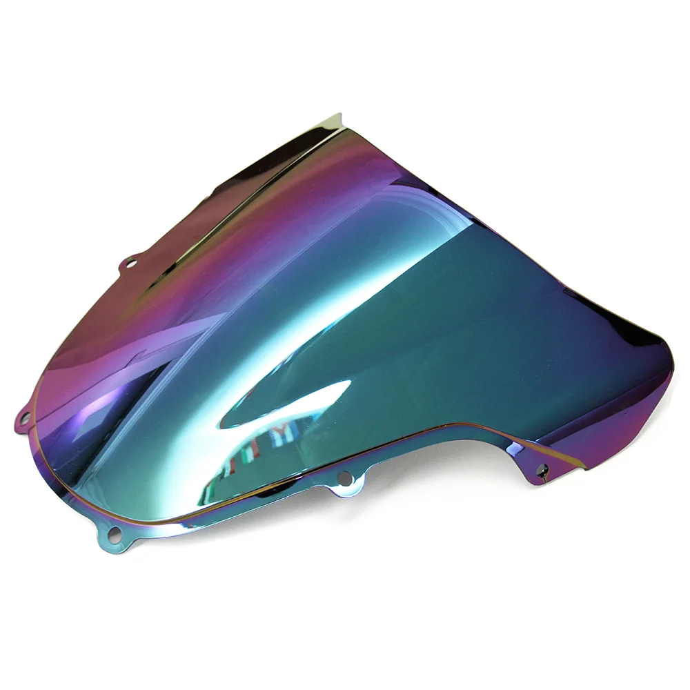 

Motorcycle Double Bubble Windshield For Suzuki GSXR 1000 K1 2000 2002 00 01 02 Windscreen Light iridium Magic color