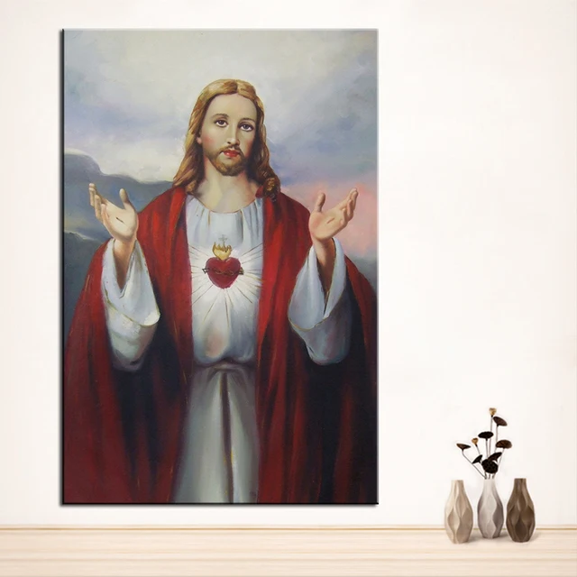 Buy Large sizes Wall Art Wall Decor Jesus Christ Custom Portrait original oil