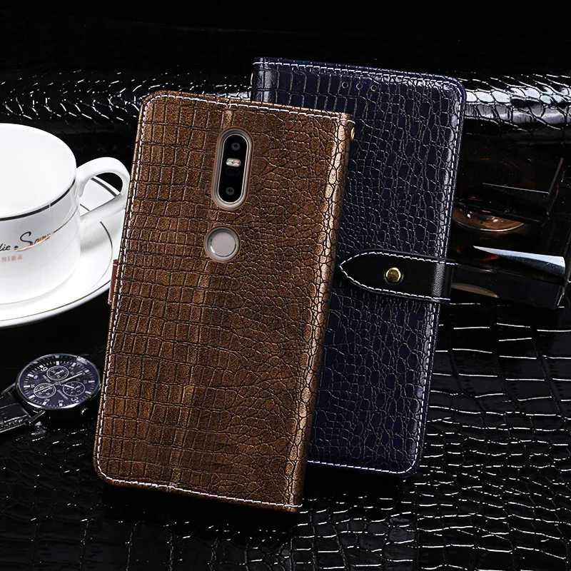 

Case For Lenovo Phab 2 Plus Case Cover Crocodile Grain Flip Leather Case For Lenovo Phab 2 Plus Cover Business Phone Case