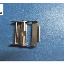 Скользящий зажим для пряжки желтого и серебристого цвета из нержавеющей стали с кислотным позолоченным покрытием