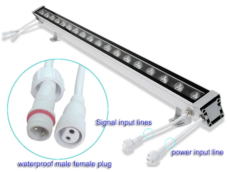 10 шт./лот светодиодный Ландшафтный DMX512square потока g 18 Вт светодиодный стены шайба светильник светодиодный настенный светильник омывающего светильник Точечный светильник