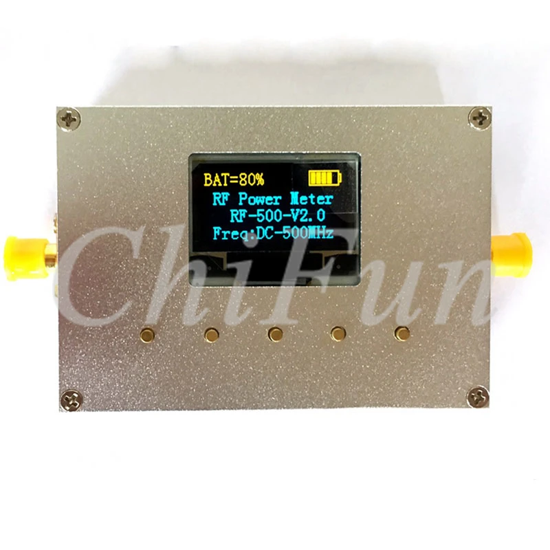 

Freeshipping RF100000-V2.0 with lithium battery RF power meter RF power attenuation value can be set