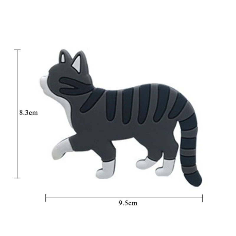 Японский ходячий кошачий хвост, магнит на холодильник, милый кот, магнит на холодильник, подвесная застежка, креативный кошачий хвост, складной