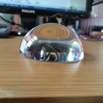 

80mm 2PCS Paperweight. Crystal Glass Dome Paperweight Magnify Glass Paperweight Quartz Crystals Weeding Decor