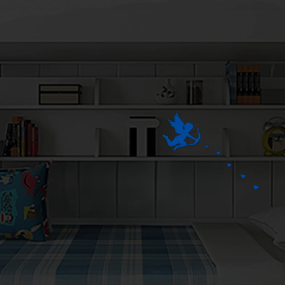 Cartoon-Cupid-Shooting-Heart-Arrows-Luminous-Sticker-Bedroom-Door-Furniture-Wardrobe-Laptop-DIY-Home-Decor-Glowing(2)