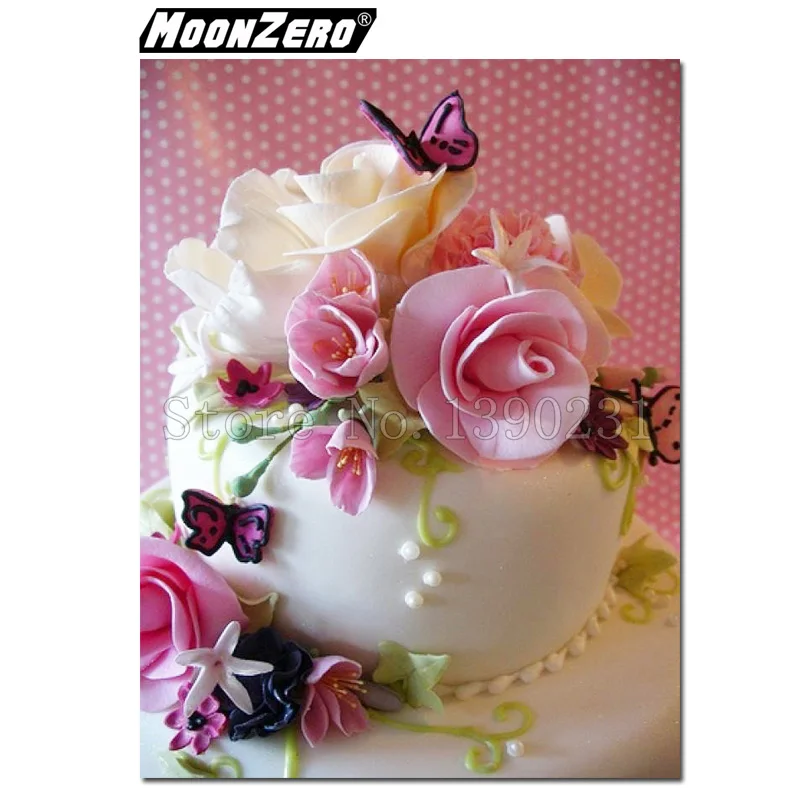 

Food New 5D DIY Diamond Delicious cake Square Round Cross stitch Crystal Embroidery Gift Set Handmade Decoration WYZ188110