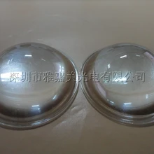 10 Вт-100 Вт светодиодные стеклянные линзы 66,2 мм оптические стеклянные линзы, высокая мощность светодиодный плосковыпуклые линзы