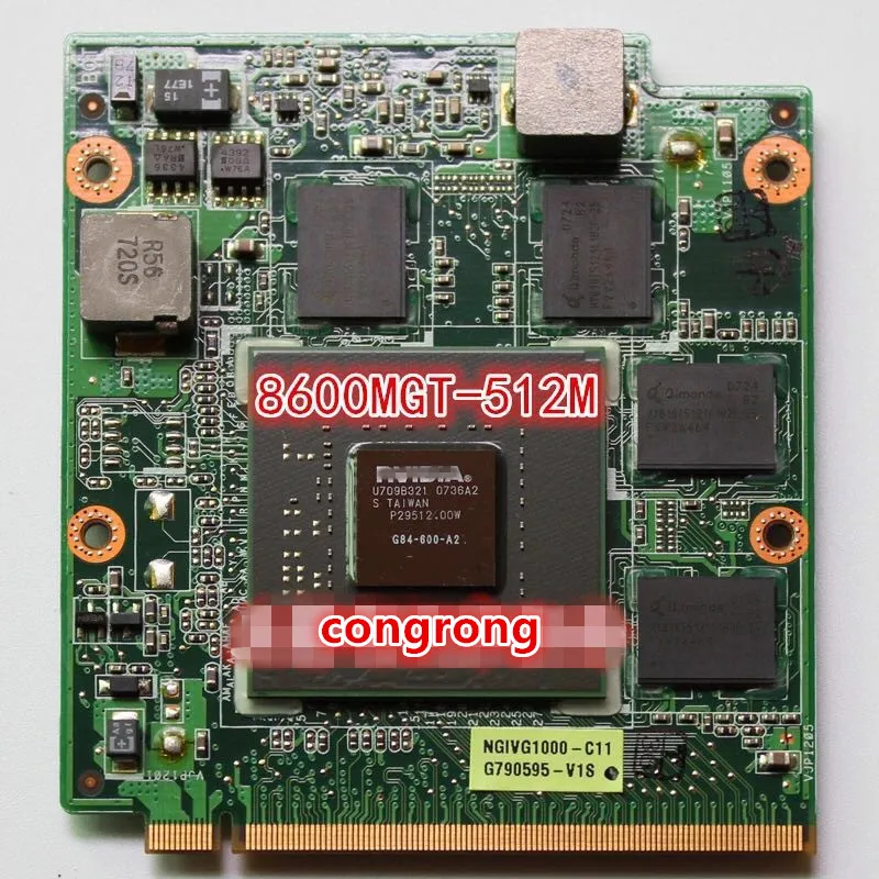 Оригинальный 8600MGT 8600 м GT 512MB G84-600-A2 графической видеокарты VAG карты для asus A8S F8S V1S VX2
