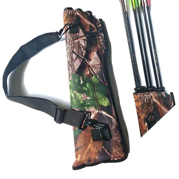 

Large Capacity Outdoor Hunting Back Arrow Quiver Archery Arrow Holders 3 Tube Bag Back Side Waist Quiver Hunting Sport
