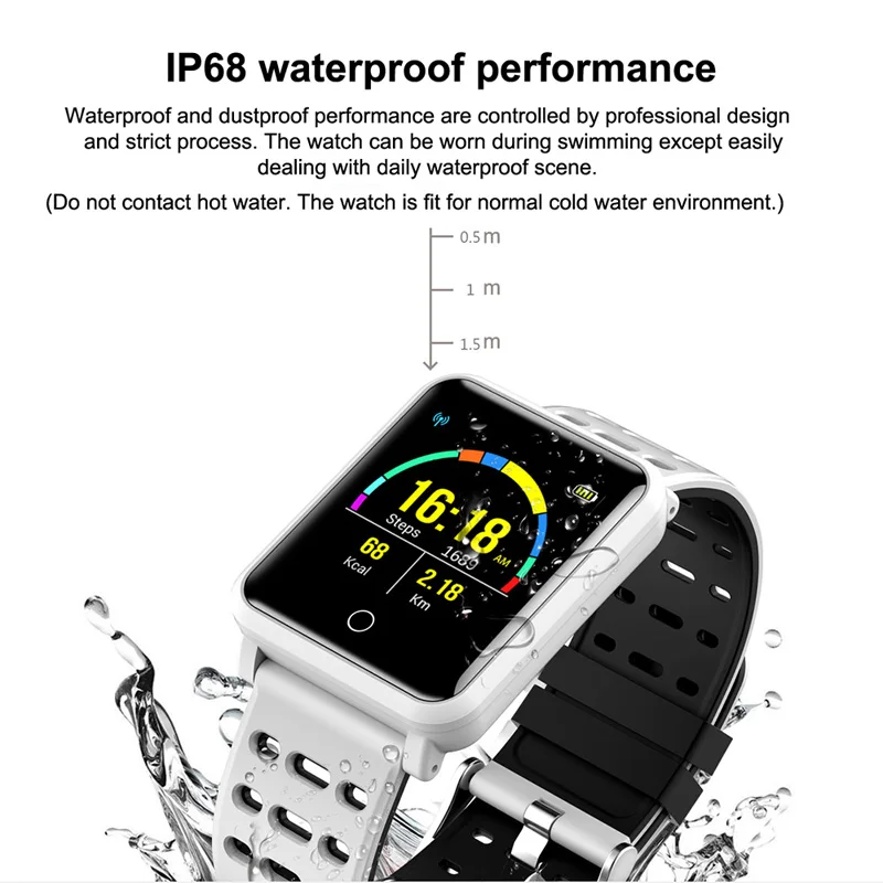 N88 Smart Band IP68 Waterproof Smart Watch Men Bracelet Blood Pressure Heart Rate Monitoring Sport Fitness Tracker Wristband N88 Smart Band IP68 Waterproof Smart Watch Men Bracelet Blood Pressure Heart Rate Monitoring Sport Fitness Tracker Wristband