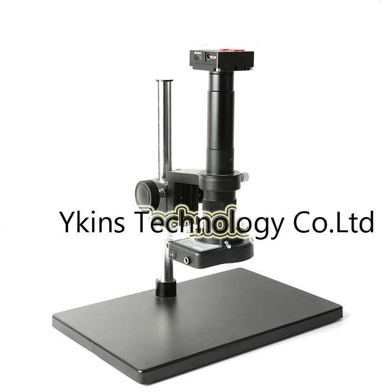 

16MP 180X 300X 60FPS HDMI USB HD Indusry Lab Microscope Camera TF Video + C-Mount Lens + Dual Arm Stereo Table Stand + 144 Light