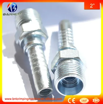 

Fast delivery zinc plated hydraulic hose crimp fitting