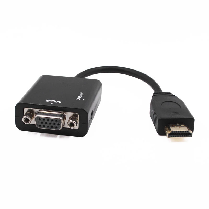 Коммутатор Hdmi на Vga+ 3,5 мм с аудио компьютером на ТВ конвертер