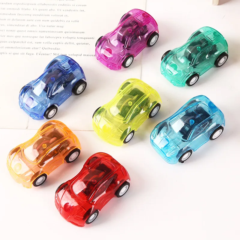 

7Pcs Pull Back Racer Cute Car Kids Birthday Party Toys Favor Supplies for Boys Girls Giveaways Moveable Racer Child Toys