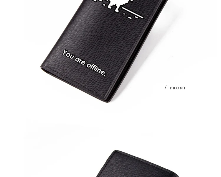 Opera The IT Crowd Wallet Programmer You Are Offline Black Long Wallet PU Purse Men Women Carteira GitHub Commits (8)