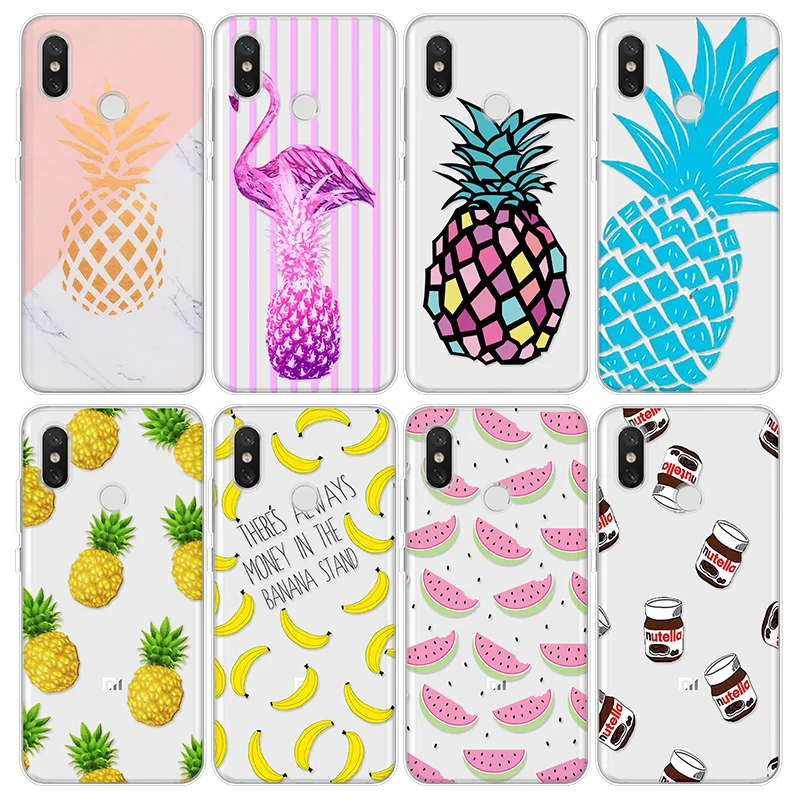 

Pineapple TPU Coque For Xiaomi Redmi 4 4A 5Plus 6 6A Mi A1 A2 5X 6X Note 3 4X 5 Pro 5A Funda For Redmi Pocophone F1 Case Cover