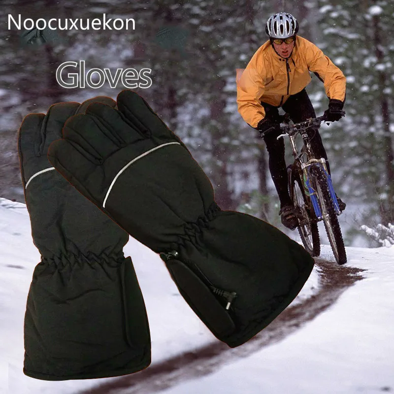 Winter Warm Battery Powered Electric Heated Gloves Waterproof Motorcycle Hunting